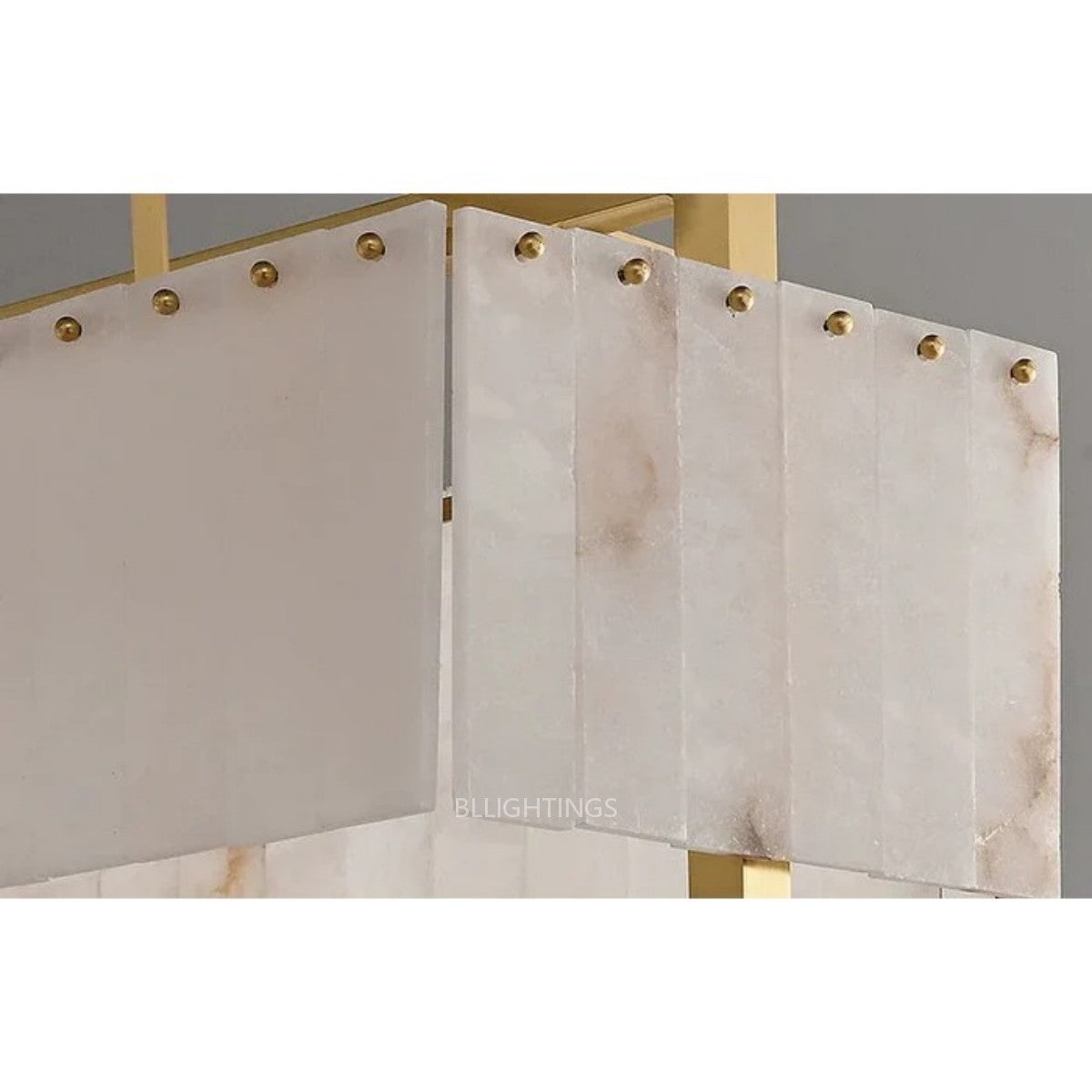 Alabaster Rectangle Chandelier