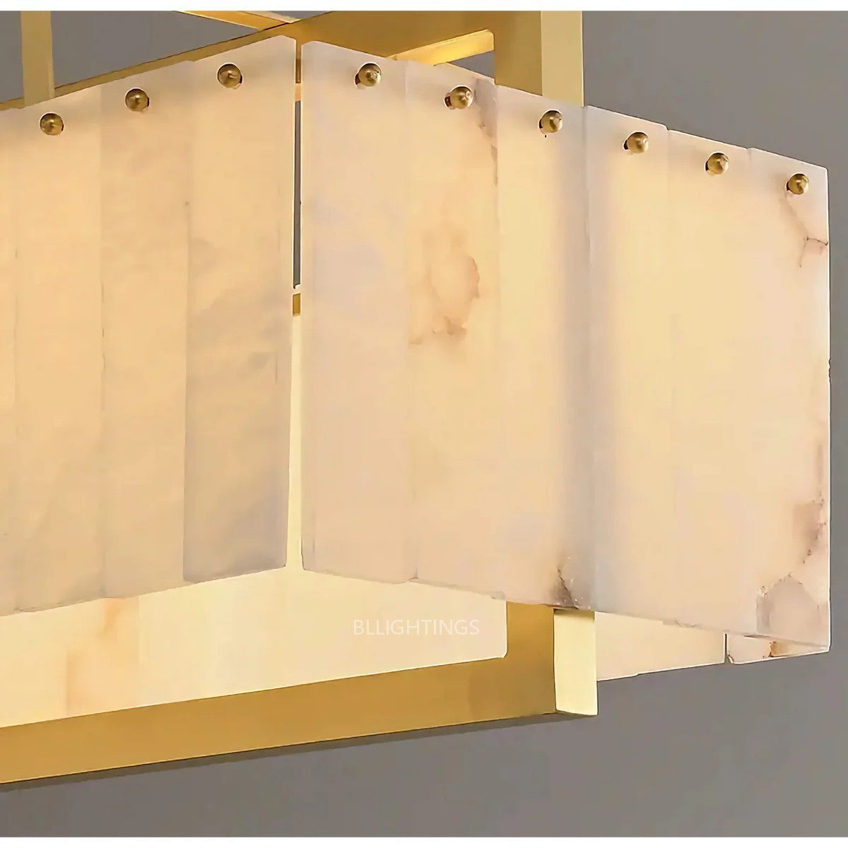 Alabaster Rectangle Chandelier
