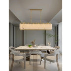 Alabaster Rectangle Chandelier