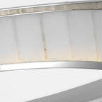 Alabaster Round LED Ring Chandelier 40"D