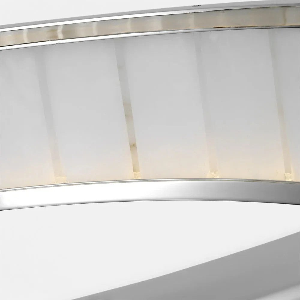 Alabaster Round LED Ring Chandelier 40"D