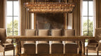 Amelisse Glass Linear Chandelier 90"