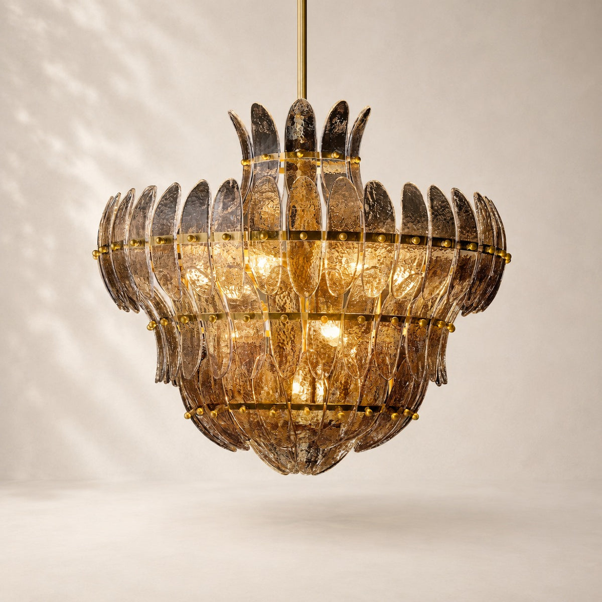 Amelisse Glass Round Chandelier 26"