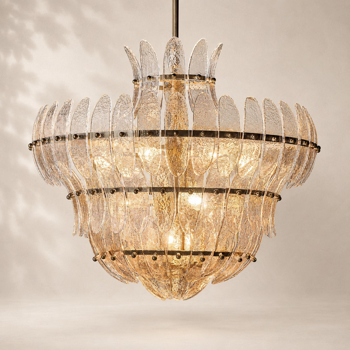 Amelisse Glass Round Chandelier 26"
