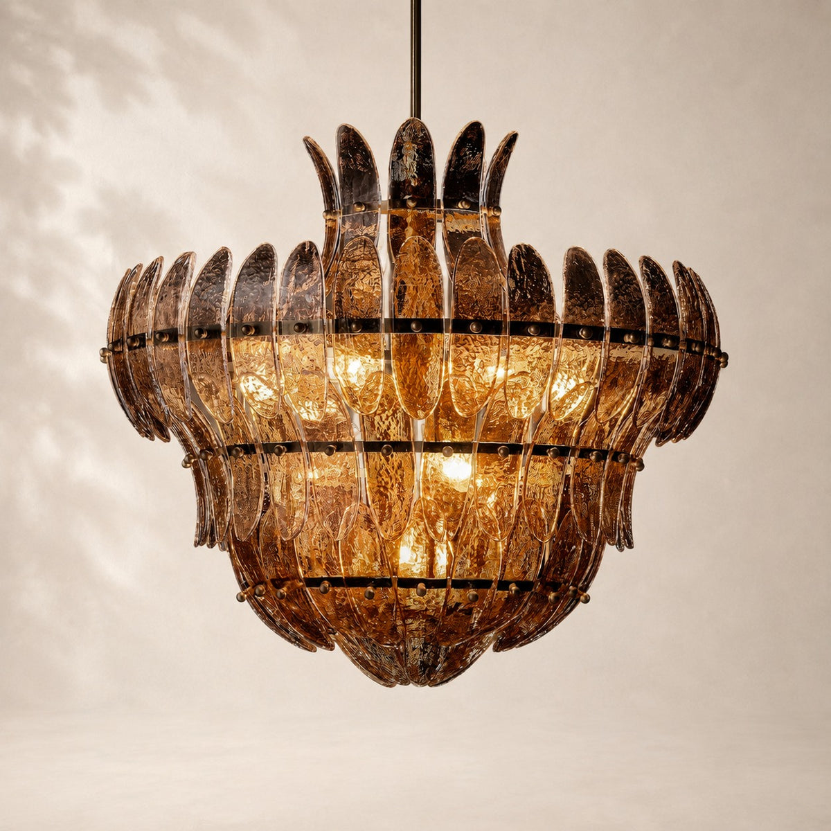 Amelisse Glass Round Chandelier 26"