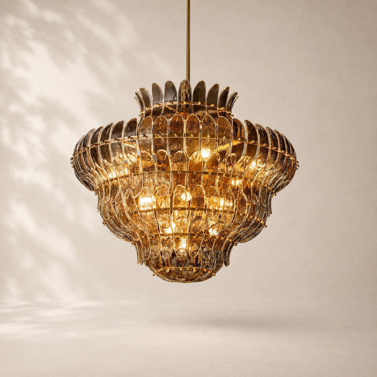 Amelisse Glass Round Chandelier 36"