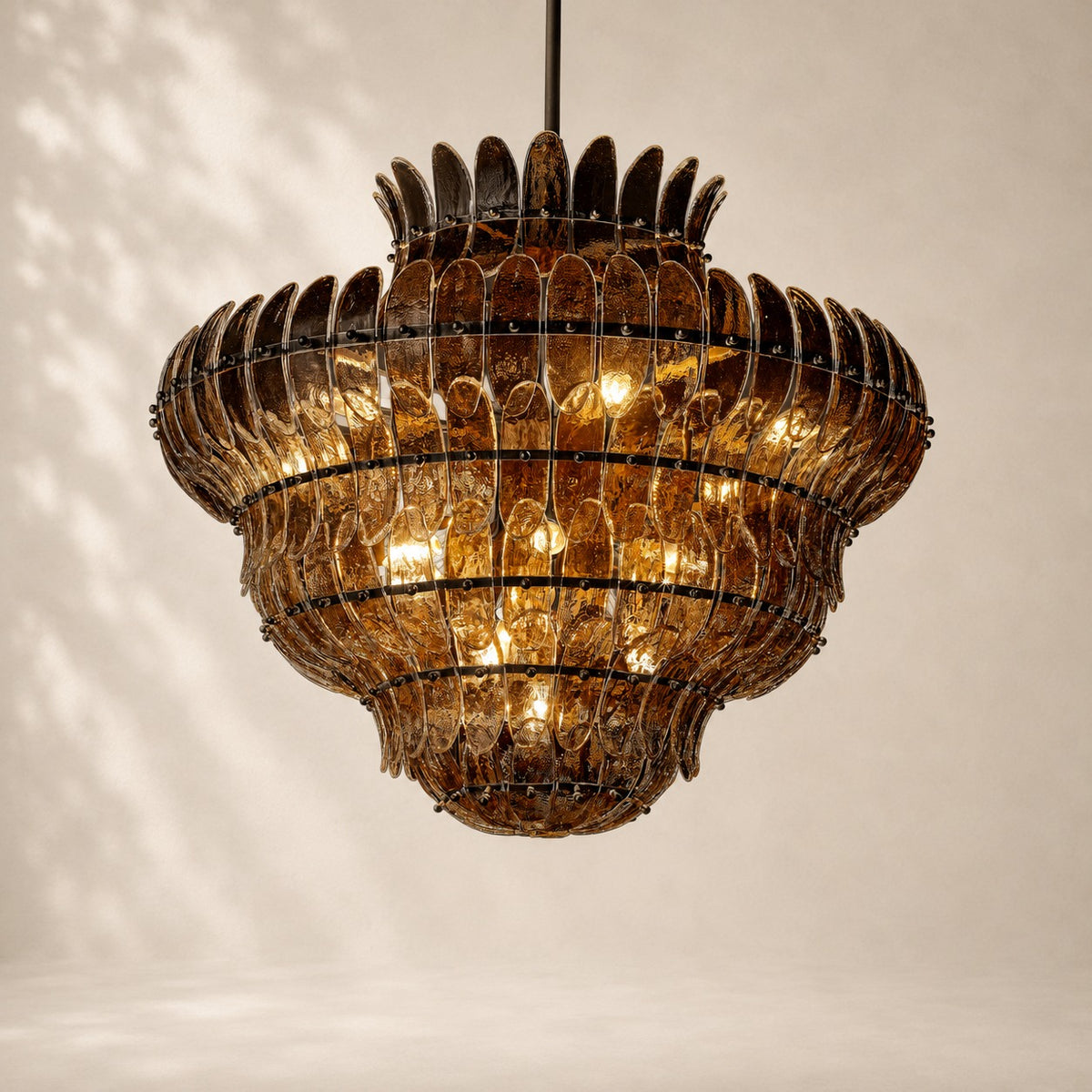 Amelisse Glass Round Chandelier 36"