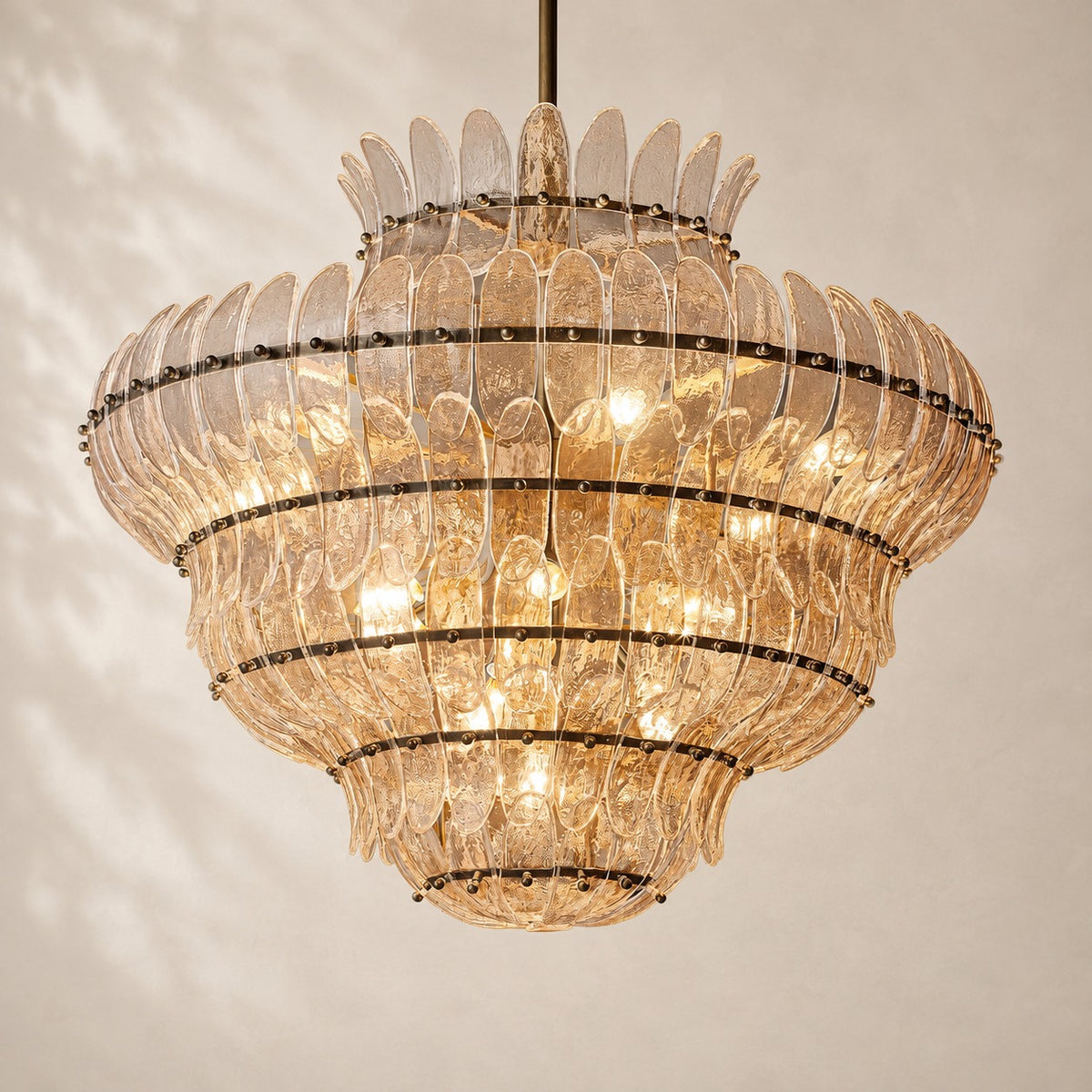 Amelisse Glass Round Chandelier 36"