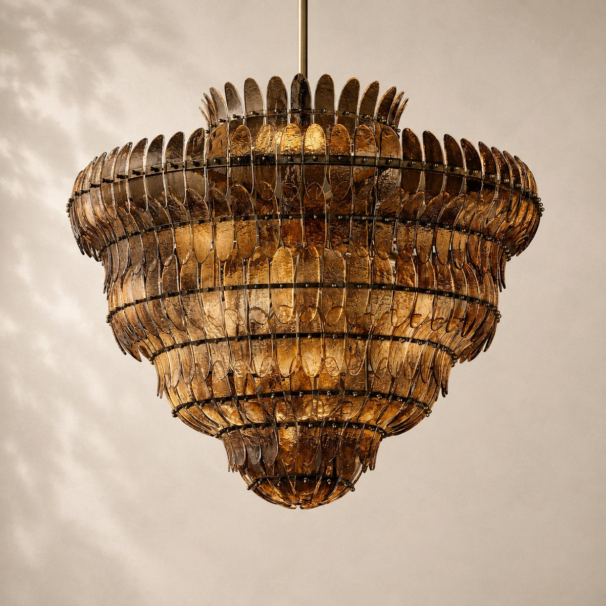 Amelisse Glass Round Chandelier 48"