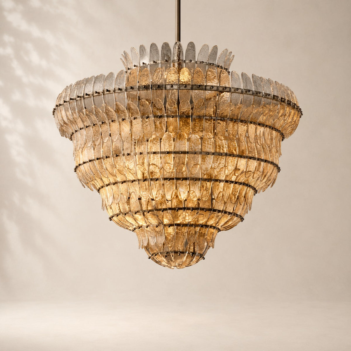 Amelisse Glass Round Chandelier 48"