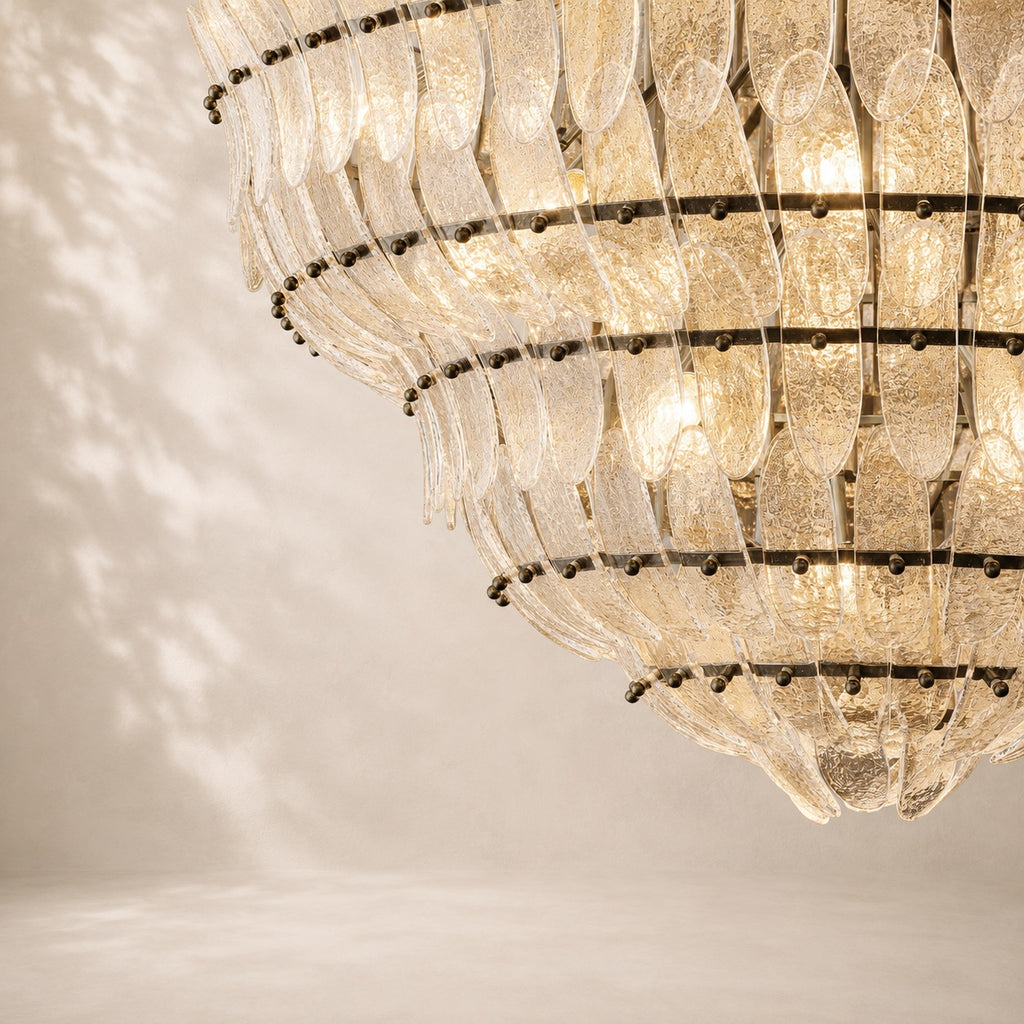 Amelisse Glass Round Chandelier 60"