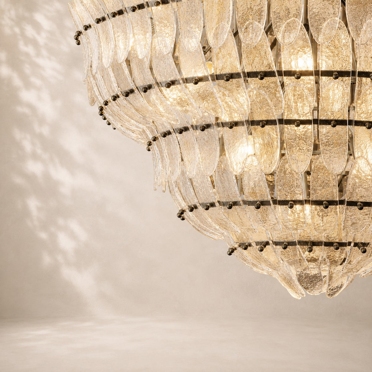 Amelisse Glass Round Chandelier 60"