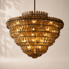 Amelisse Glass Round Chandelier 60"