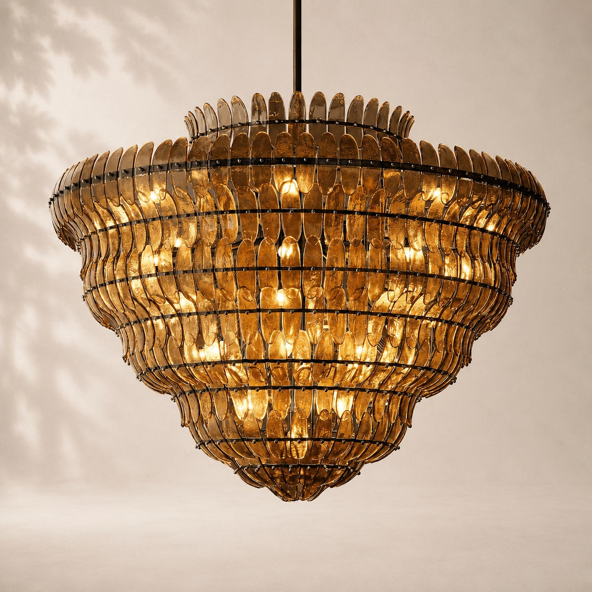 Amelisse Glass Round Chandelier 60"