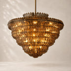 Amelisse Glass Round Chandelier 60"