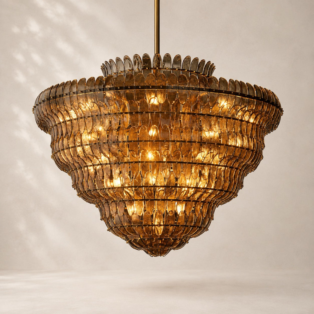 Amelisse Glass Round Chandelier 60"
