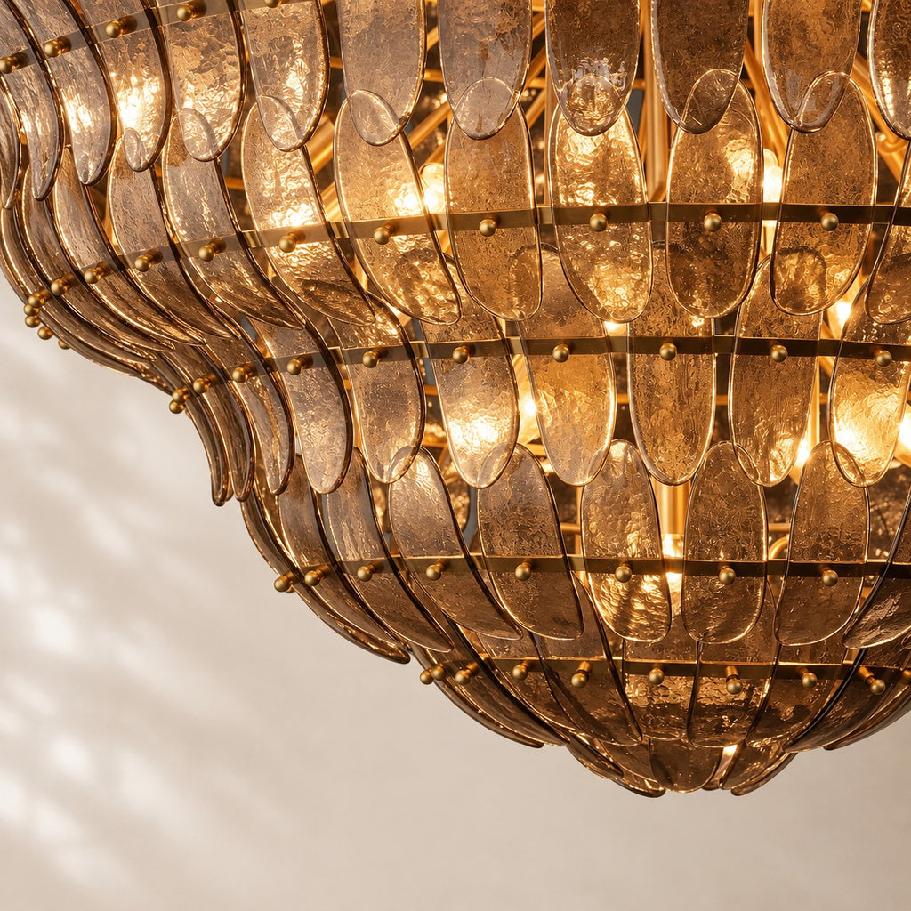 Amelisse Glass Round Chandelier 60"