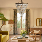 Dropwaltz Round Chandelier 17''23''H