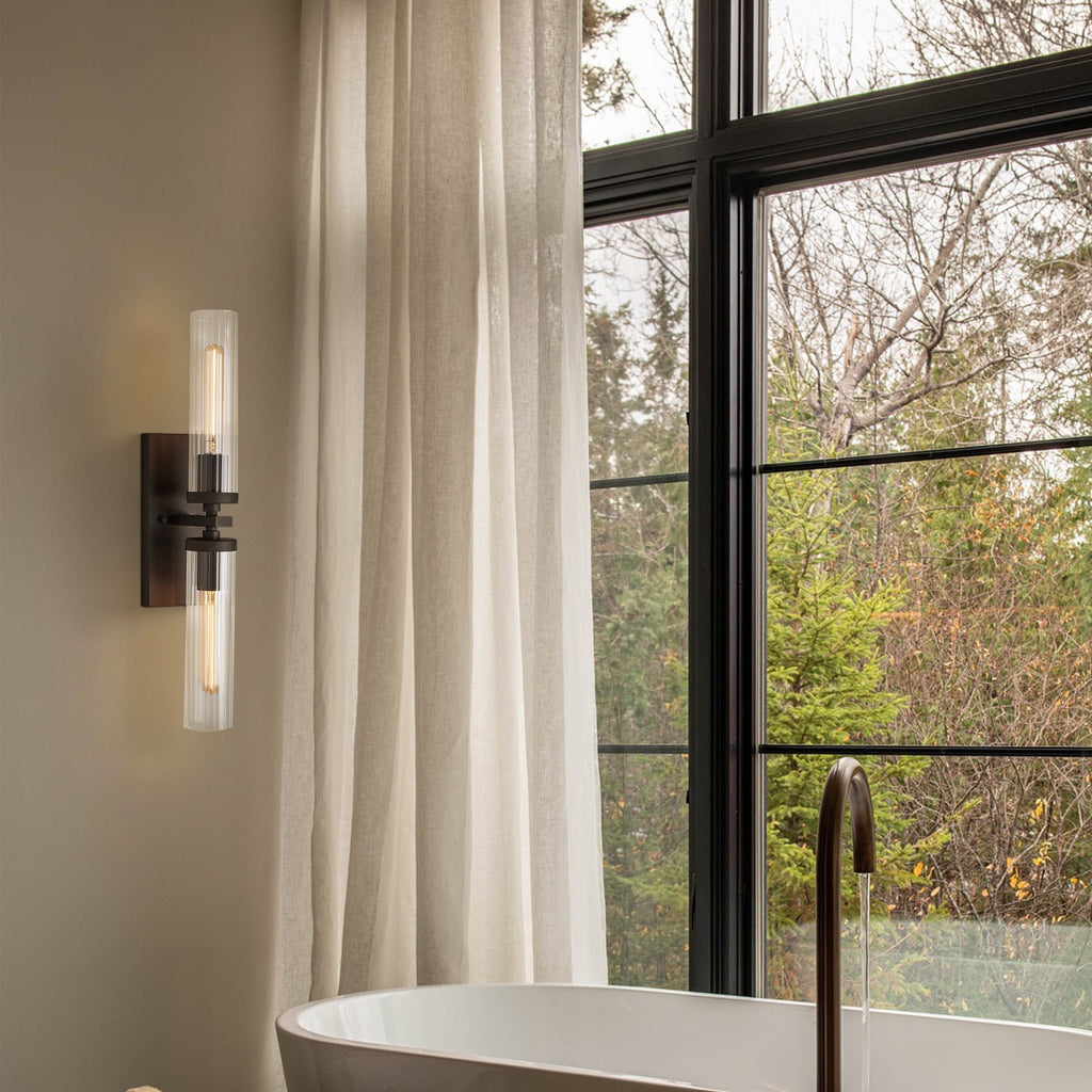 Flutecourt 2-Light Wall Sconce