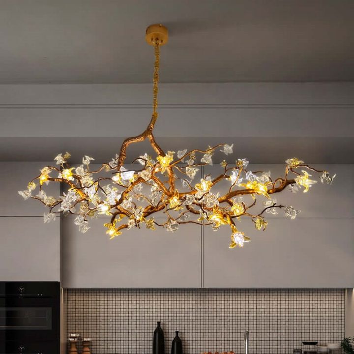 Aosta Linear Branch Chandelier
