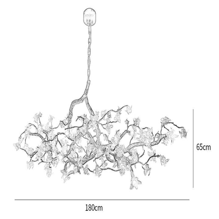 Aosta Linear Branch Chandelier