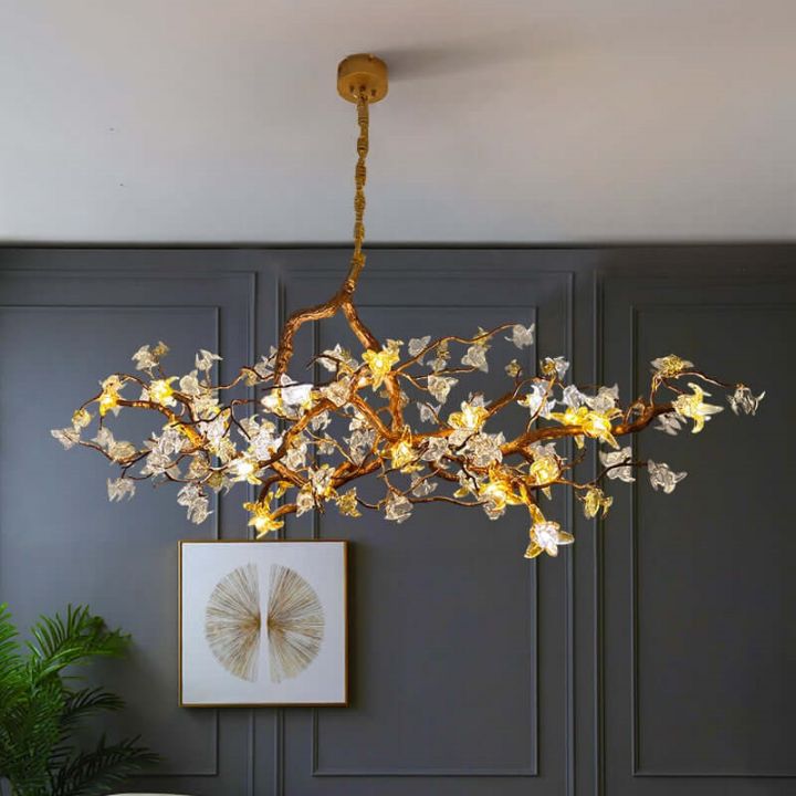 Aosta Linear Branch Chandelier