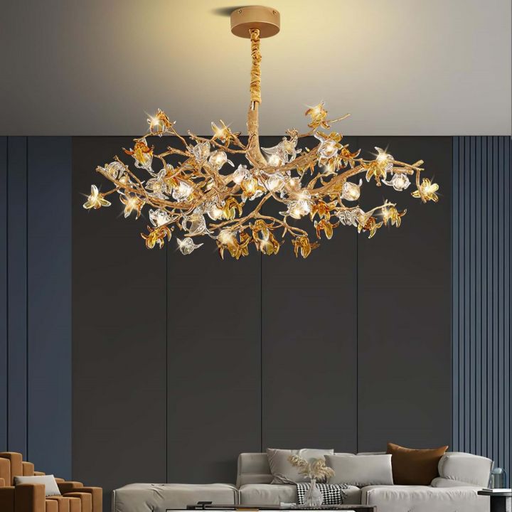 Aosta Round Branch Chandelier