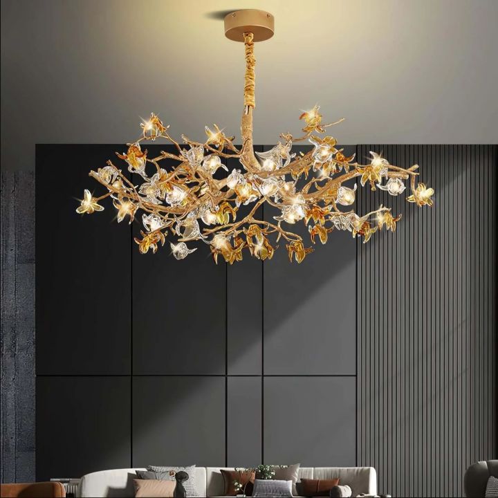 Aosta Round Branch Chandelier