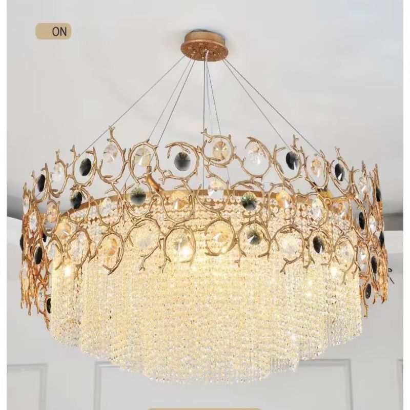 Art Dining Crystal Branch Chandelier