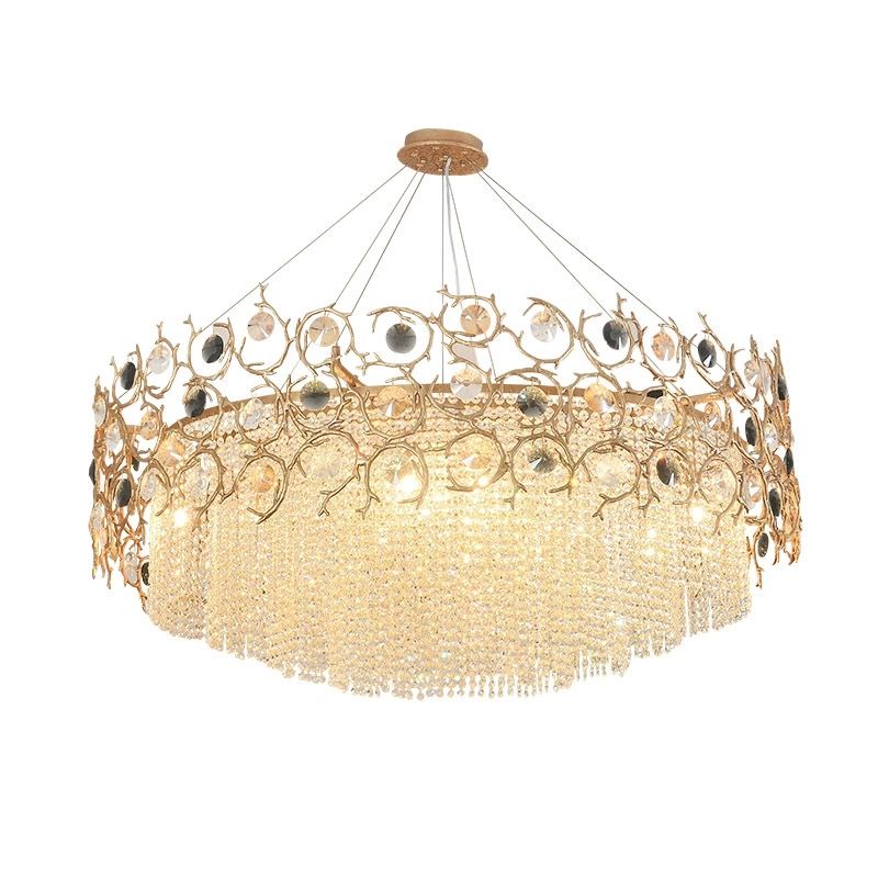 Art Dining Crystal Branch Chandelier