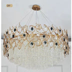 Art Dining Crystal Branch Chandelier