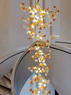 Aosta Flower Staircase Long Branch Chandelier
