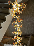 Aosta Flower Staircase Long Branch Chandelier