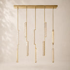 Audley Crystal Linear Chandelier 54"