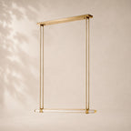 Audley Crystal Single Bar Linear Chandelier 60"