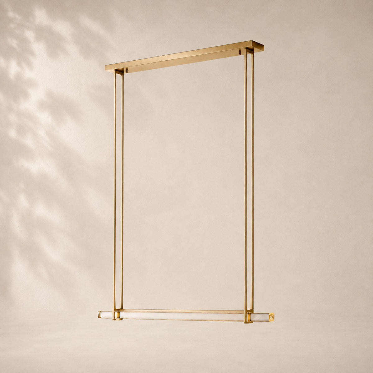 Audley Crystal Single Bar Linear Chandelier 60"
