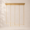 Audley Crystal Triple Bar Linear Chandelier 60"