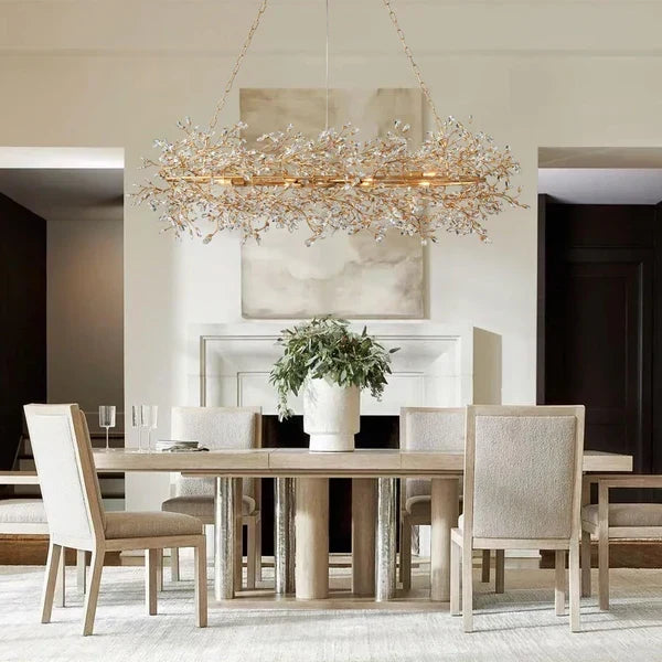 Bloomtress Oval Chandelier 62''74''