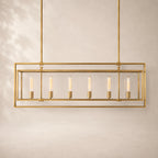 Becford Rectangular Chandelier 54"