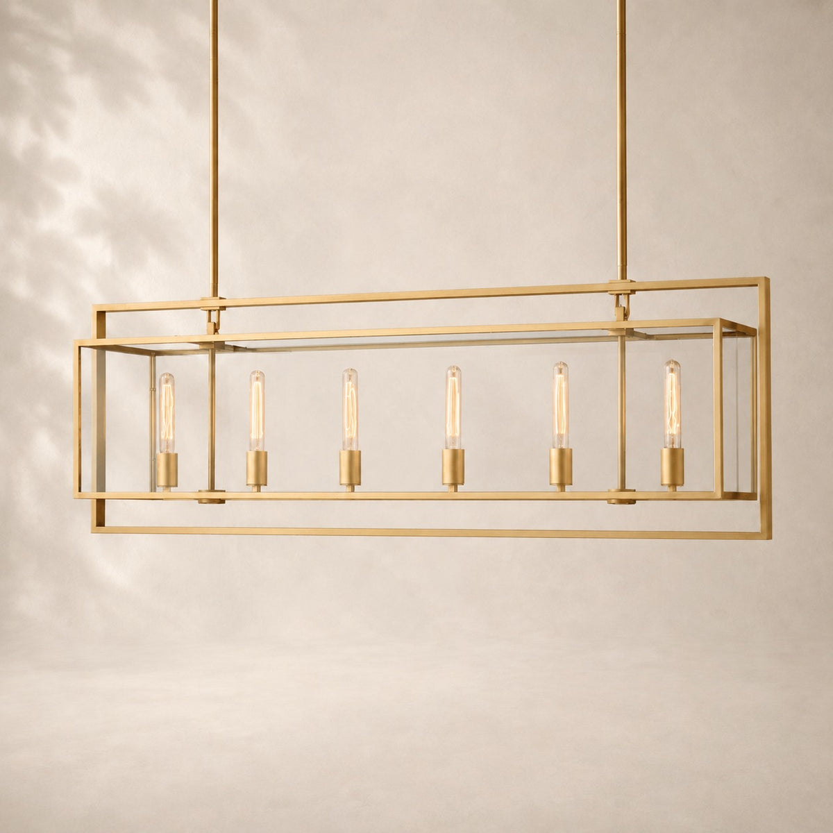 Becford Rectangular Chandelier 54"