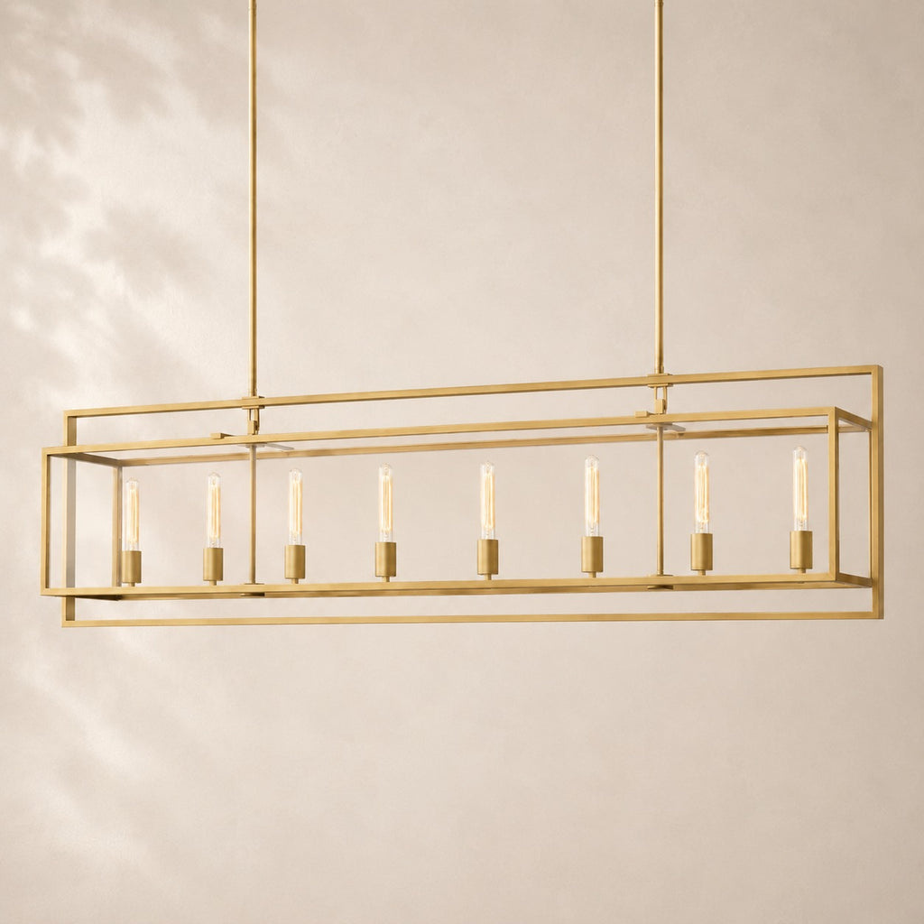 Becford Rectangular Chandelier 72"