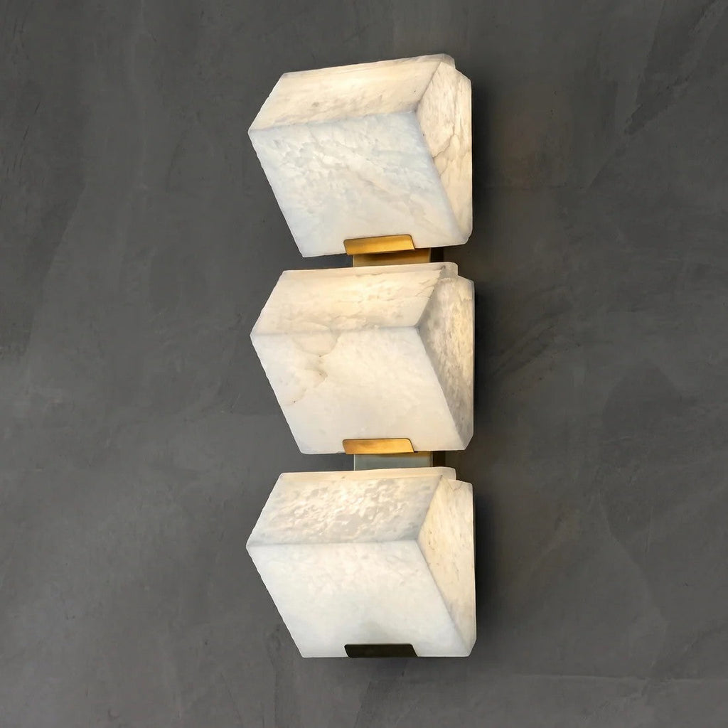 Blocco Cube Stack Wall Sconce