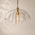 Blovelle Glass Cloche Pendant 14"