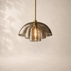 Blovelle Glass Cloche Pendant 14"