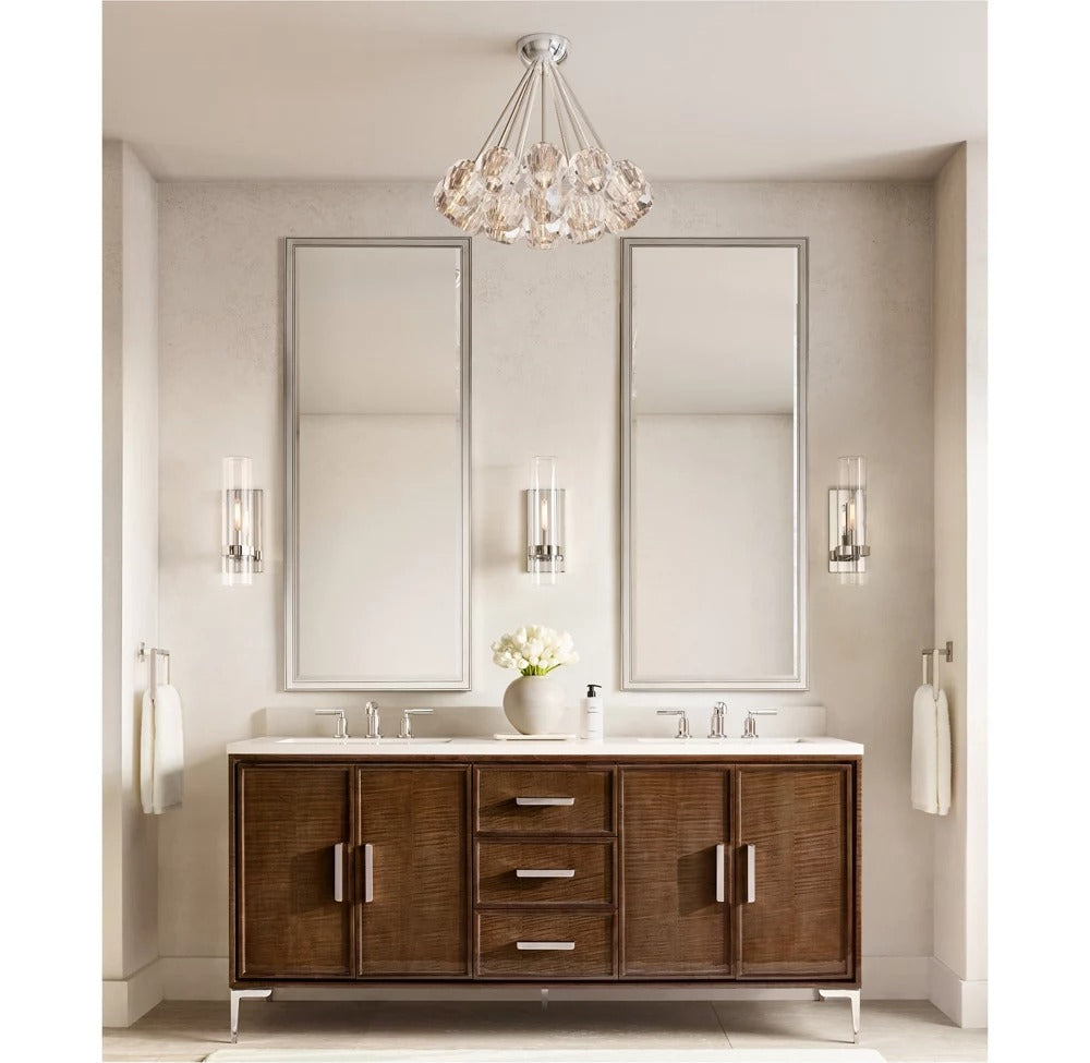 Bouvelle de Cristal Glass Flushmount