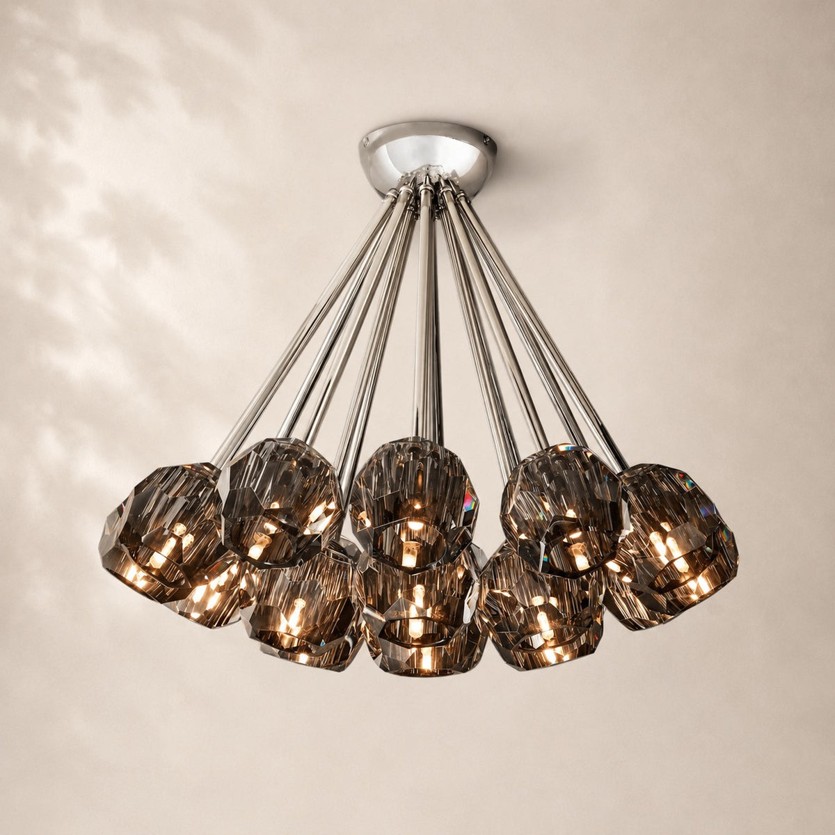 Bouvelle de Cristal Glass Flushmount