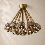Bouvelle de Cristal Glass Flushmount