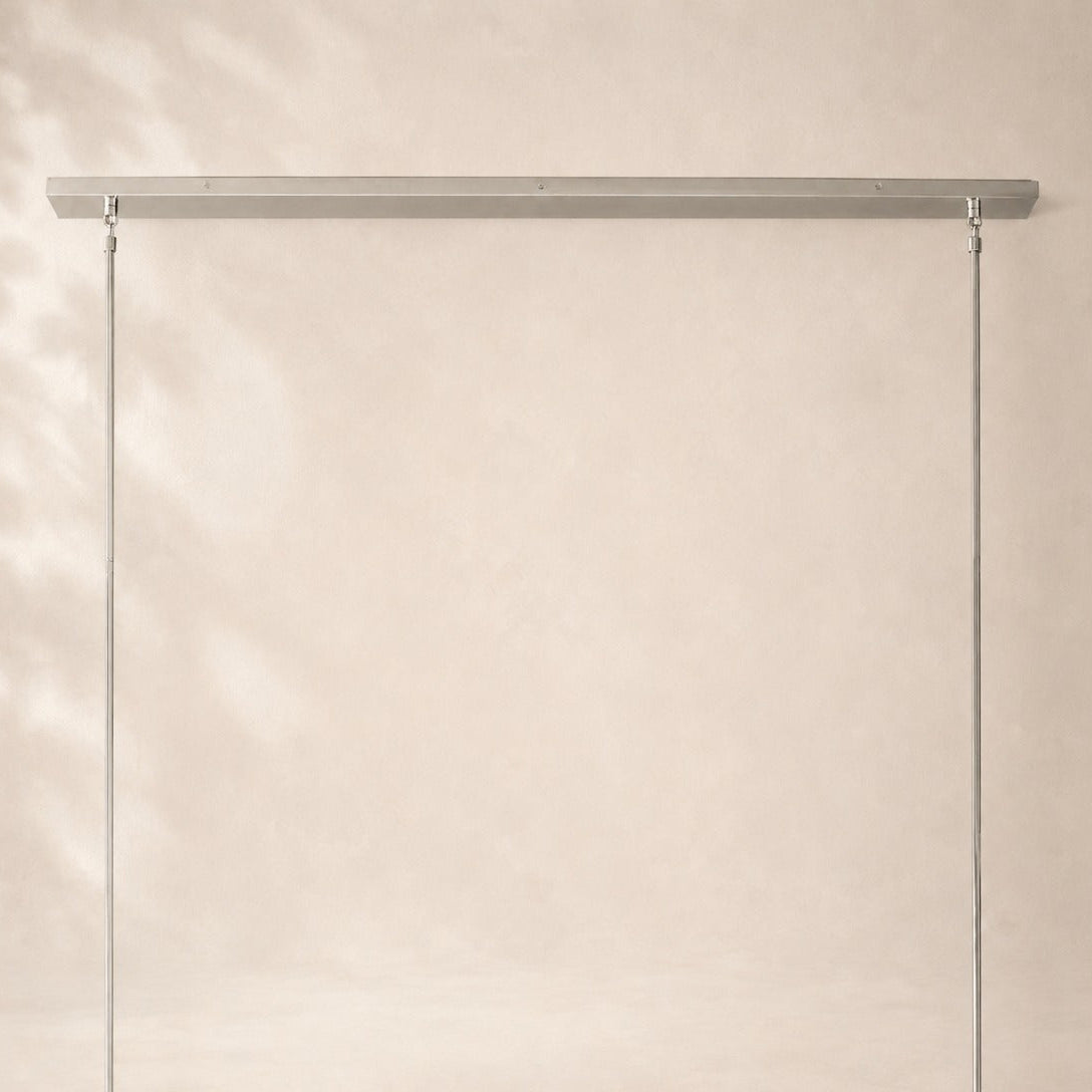 Bouvelle de Cristal Glass Linear Chandelier 48"