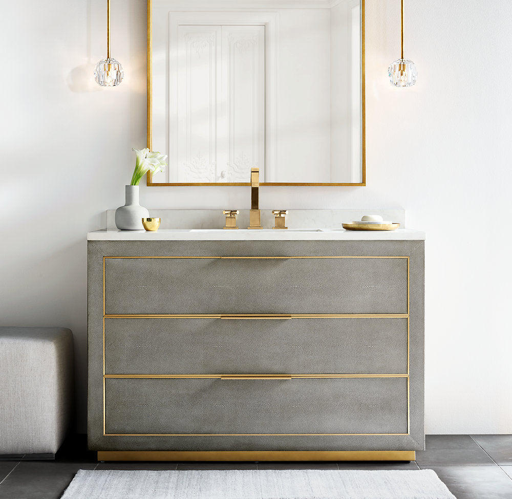 Bouvelle de Cristal Glass Petite Flushmount