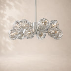 Bouvelle de Cristal Glass Round Chandelier 24"